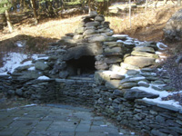 Stone Fireplace